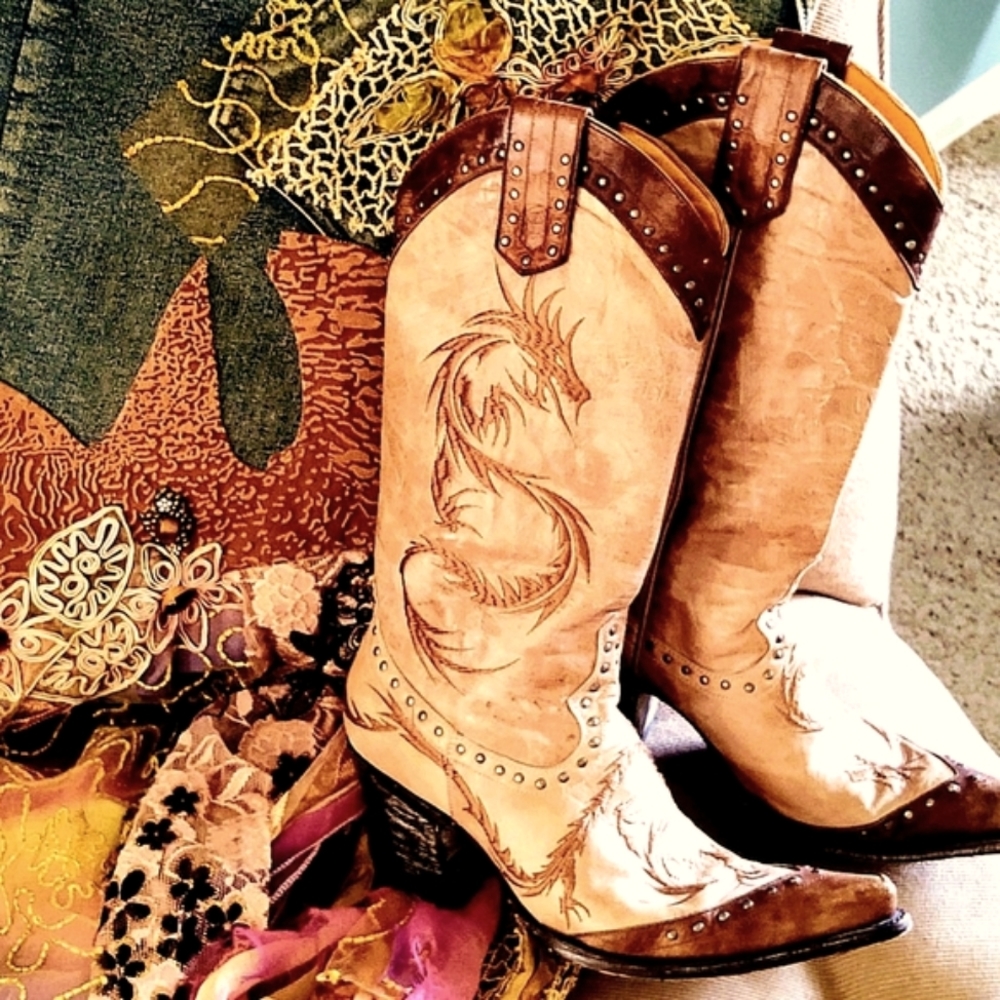 Old Gringo Dragon Leather Boots